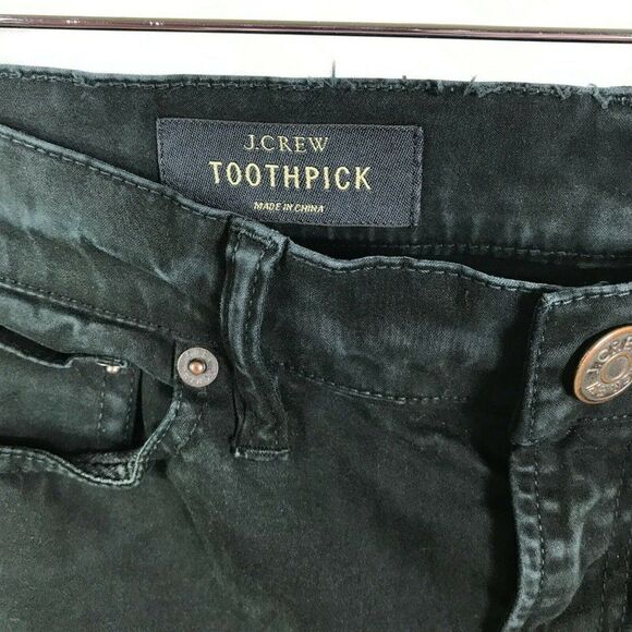 J.CREW Womens Toothpick Skinny Jeans Size 26 - Picture 4 of 10